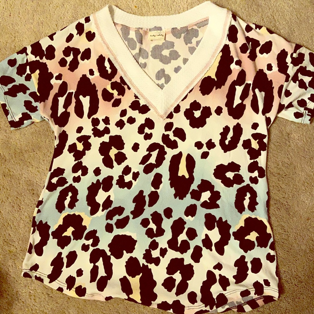 Lovely Melody Leopard Print Top
